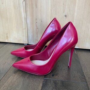 Aldo Stessy Red Pointed Toe Stiletto Heels Foam Padded Size 6 NWOB